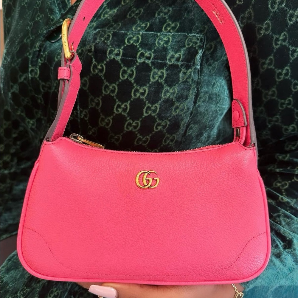 GUCCI NWOT 💕 PINK APHRODITE MINI SHOULDER BAG - Picture 5 of 15